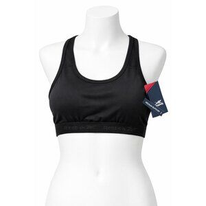 Reebok Women’s Black Sports Bra Medium Support Racerback Size M NWT